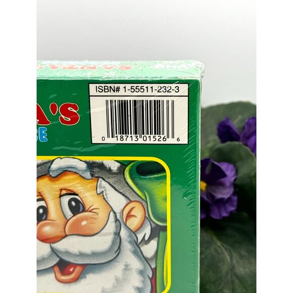 "Santa's Surprise" VHS Tape Sealed With Holiday Cartoons & Festive Fun - Picture 3 of 4